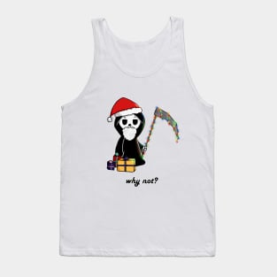 Christmas Grim Reaper Tank Top